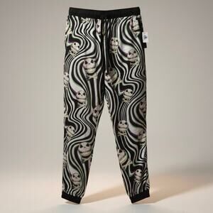 NWT Disney Parks Nightmare Before Christmas Jack Silky Joggers S M L XL 1X